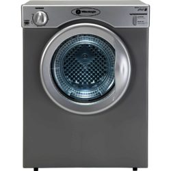 White Knight C38AS 3kg Compact Vented Tumble Dryer in Silver